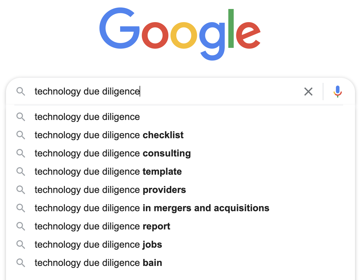 Critical Questions to Ask during Private Equity Technology Due