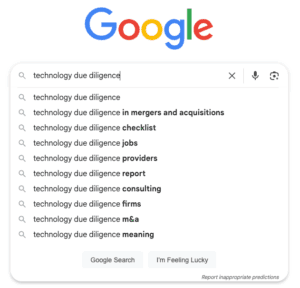 technology due diligence